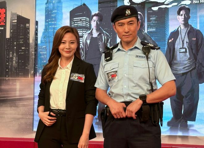 又一TVB警匪剧下周播！TVB女星晒合照曝光男友样貌！曾是同事关系